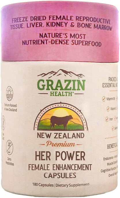 Women’s Wellness Bundle | Organ Capsules + Collagen Capsules | Whole-Food Female Organ Support & Hydrolyzed Collagen from New Zealand Sources | Clean Daily Wellness Routine