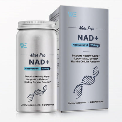 NAD Supplement for Men,Liposomal NAD+ NMN Alternative Supports Cell Health, Slows Aging, Helps Focus, and Promotes NAD+ Production - 60 Capsule