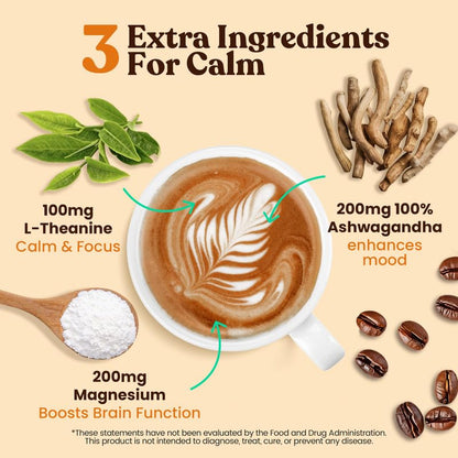 Venture Pal Mushroom Coffee, 12 Mushrooms, Focus & Digestion, 40 Servings | 12 Adaptogenic Mushrooms with Lion's Mane, Cordyceps, Reishi, Turkey Tail, Ashwagandha & Probiotics, Low Caffeine & Calories