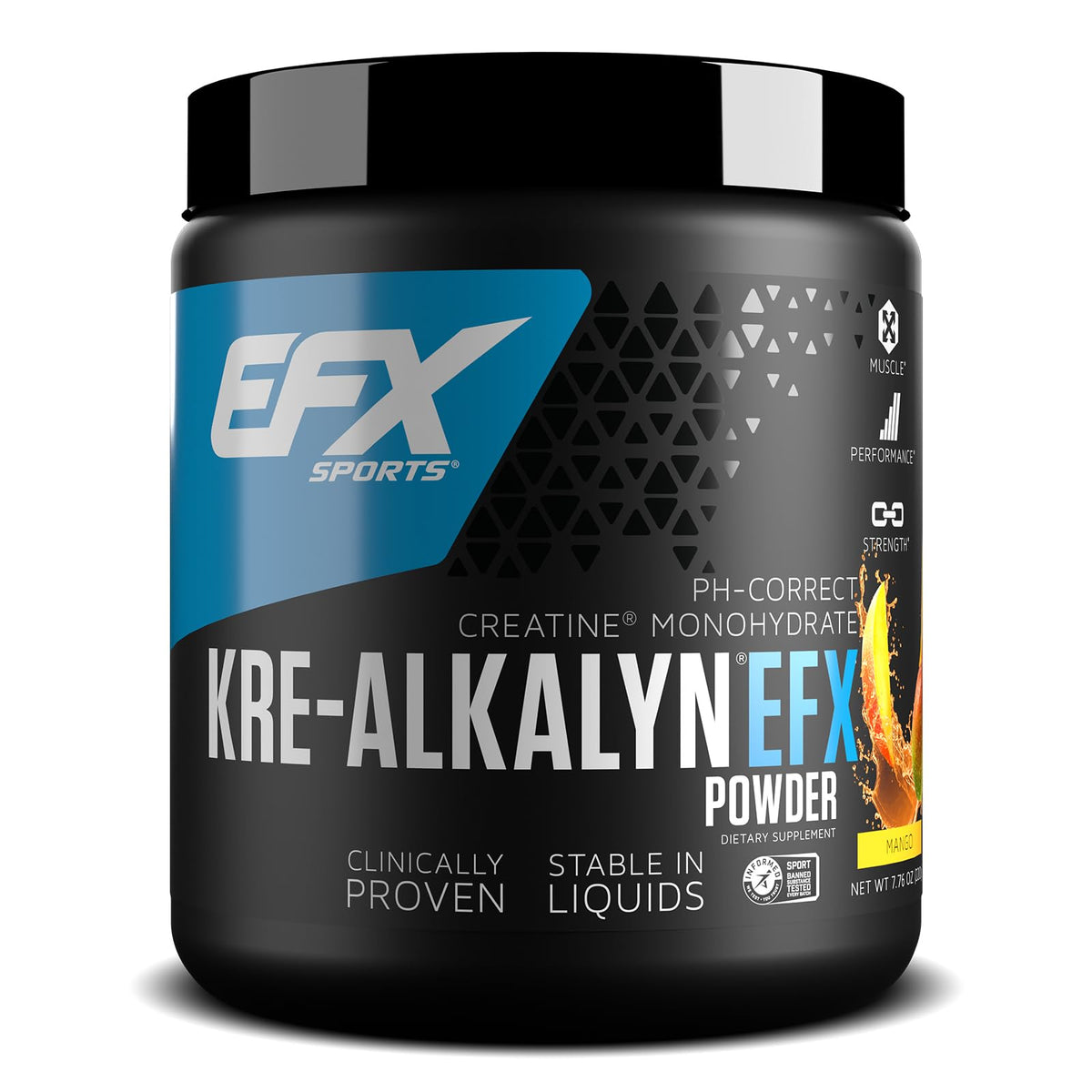 EFX Sports Kre-Alkalyn EFX Powder | pH Correct Creatine Monohydrate Powder Supple