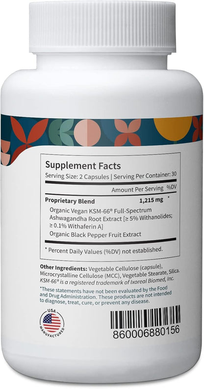 Pattern Wellness Cognitive Health Bundle - Cognitive Complex, Turmeric Curcumin, & Ashwagandha - Brain Function Support - 3 Pack, All-Natural, Plant-Based Formulas