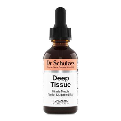Dr. Schulze's Deep Tissue Oil | Powerful Herbal Support for Muscles, Tendons and Joints