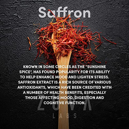 Saffron Supplements - 100% Pure Saffron Extract Mood Enhancer for Women and Men