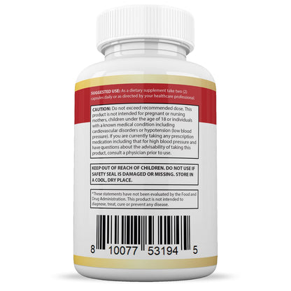 Justified Laboratories (3 Pack Blood Balance Max 1295MG Formula Supplement Pills
