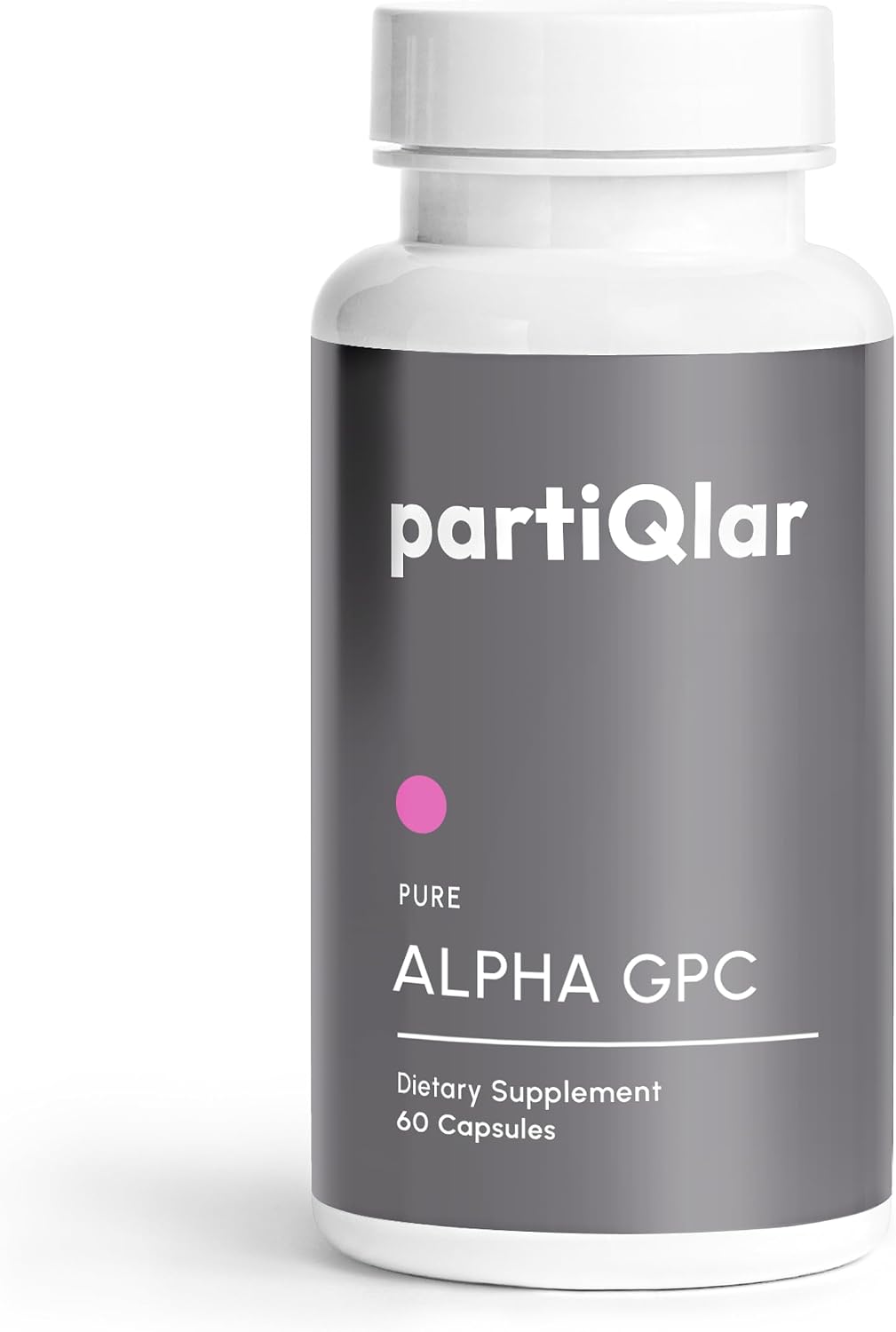 partiQlar Alpha GPC 300mg - Nootropic Brain Memory & Focus Support, 60 Caps