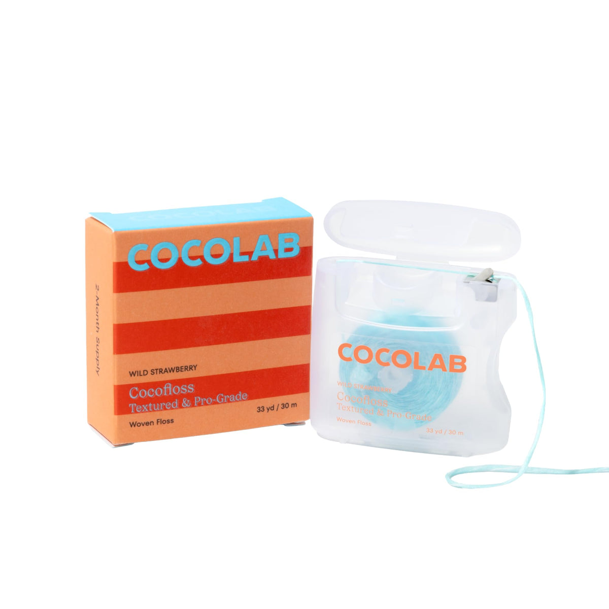 Cocofloss Expanding Woven Dental Floss by COCOLAB, Mint Scent, 1-Pack
