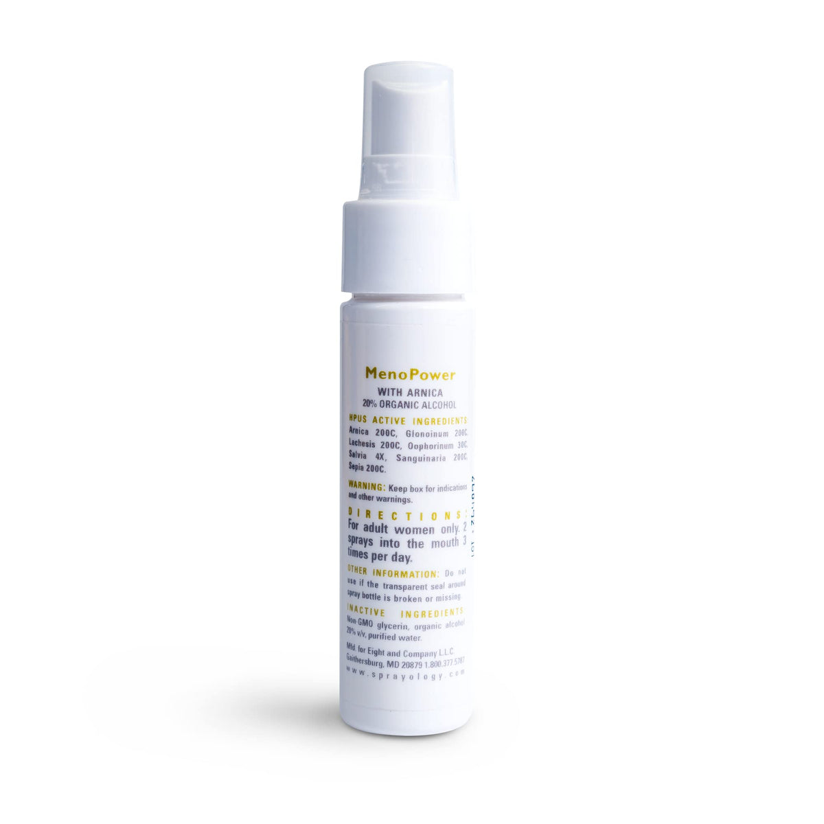 Sprayology MenoPower - Therapeutic Oral Spray for Natural Menopause Symptom and Hot Flash Relief