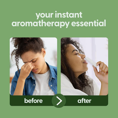 Mint Nasal Stick, Nasal Inhaler, Essential Oil Aromatherapy, 4 Sticks by M3