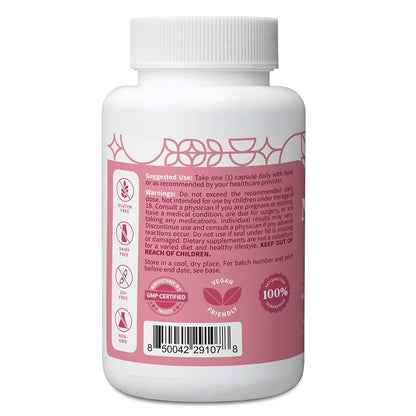 Pattern Wellness Menopause Complex – Herbal Supplement for Women’s Wellness & Hormone Health Support – with Black Cohosh, DIM & Bioperine® – 30 Vegan Capsules, 3rd Party Tested