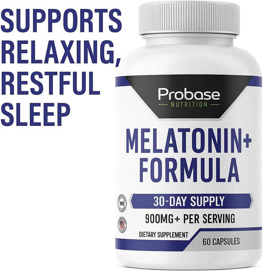 Probase Nutrition Melatonin+ Formula 60 Capsules 30-Day Supply