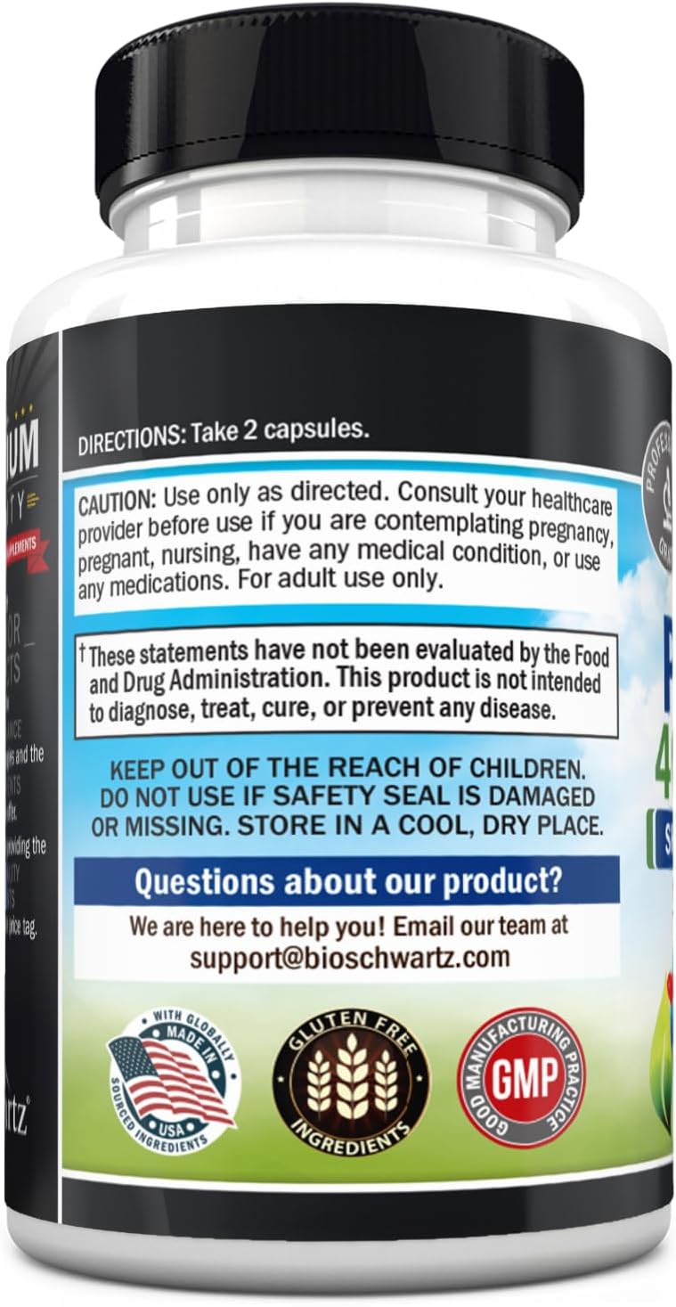Probiotic 40 Billion CFU with Organic Prebiotics for Gut Health, 60 Count