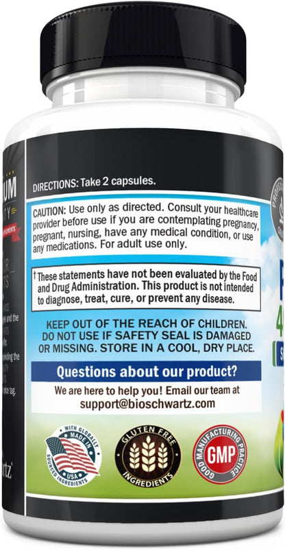 Probiotic 40 Billion CFU with Organic Prebiotics for Gut Health, 60 Count