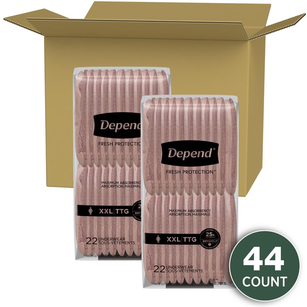 Depend Fresh Protection Adult Incontinence Underwear for Women