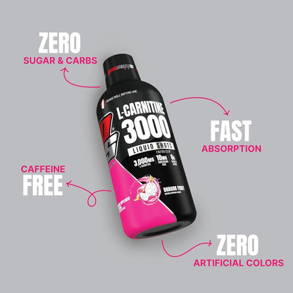 ProSupps L-Carnitine 3000 Stimulant Free Liquid Shots (31 Servings, Dragon Fruit) and Thermo Fat Burning Thermogenic Powder (25 Servings, Molten Mango) Bundle
