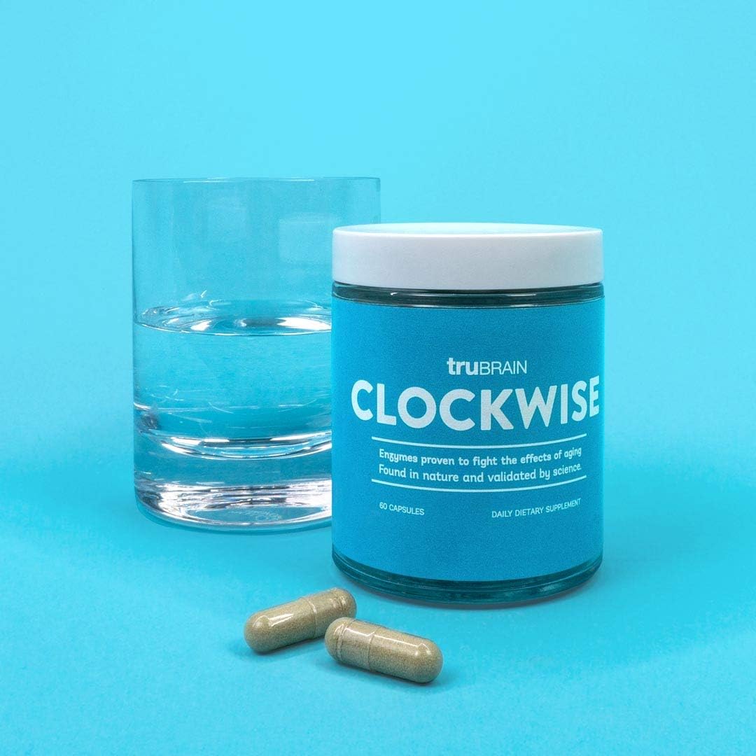 TruBrain Clockwise | Nicotinamide | NAD Booster | Increases Energy & Promotes Anti Aging | Cell Immunity