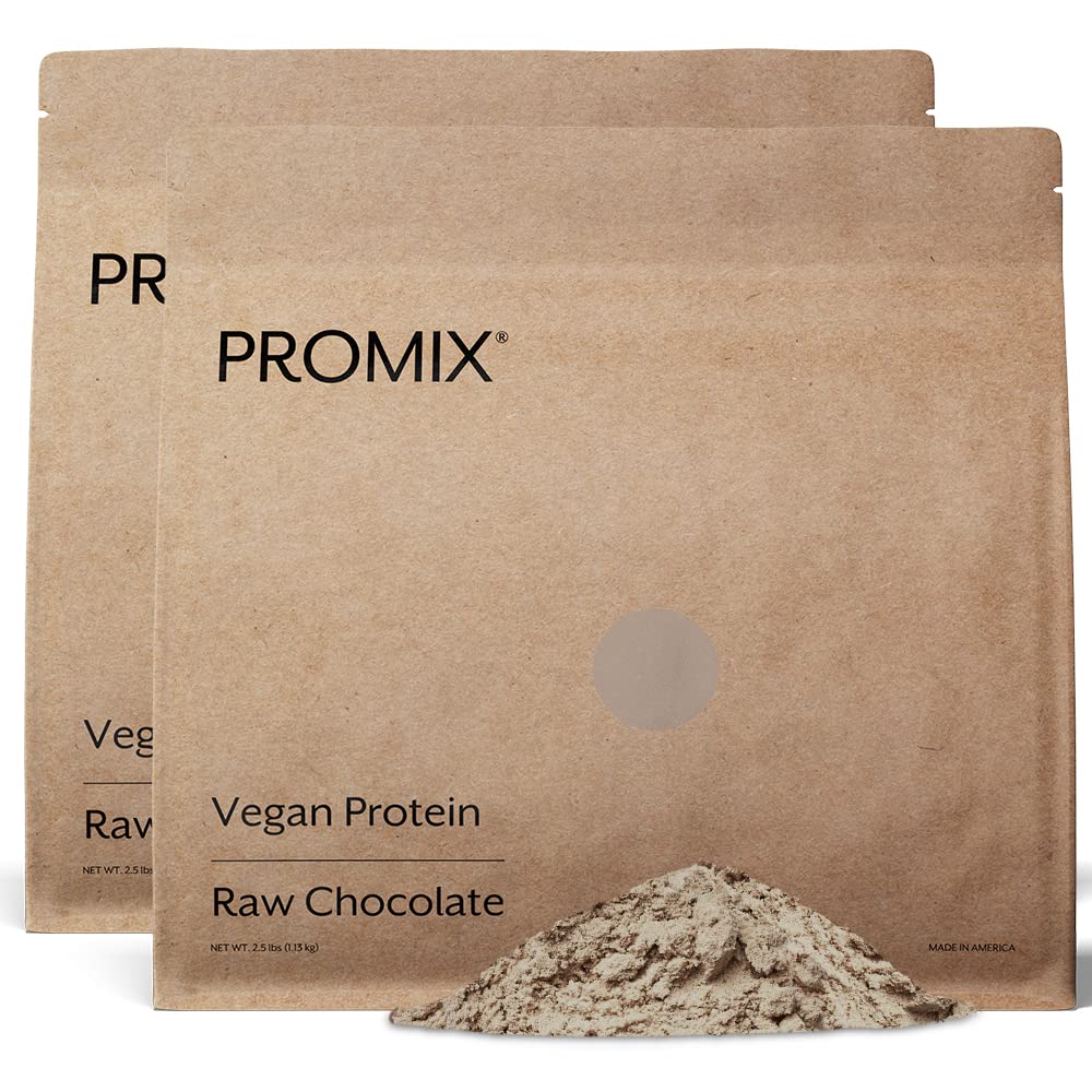 ProMix Nutrition Plant-Based Vegan Protein Powder, Vanilla - Pea Protein & Vitamin B-12 - Post Workout Fitness & Nutrition Shakes, Smoothies, Baking & Cooking Recipes - 2.5 Pound (Pack of 1)