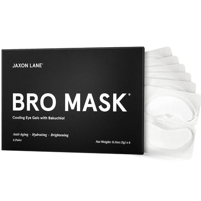 BRO MASK Under Eye Gel Pads: Cooling Eye Patches for Dark Circles and Puffiness