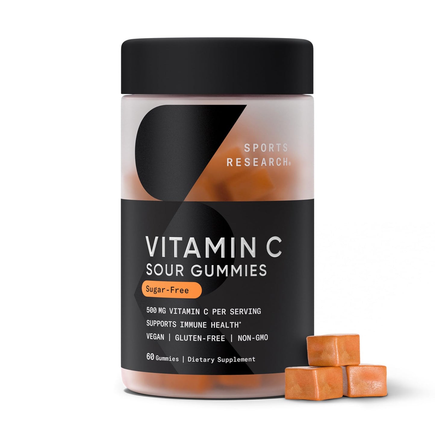 Sports Research High Potency Vitamin C Supplement - Vegan Veggie Capsules for Antioxidant Activity & Immune Support - Non-GMO Verified & Gluten Free - Ascorbic Acid Vitamin C 1000mg, 240 Count