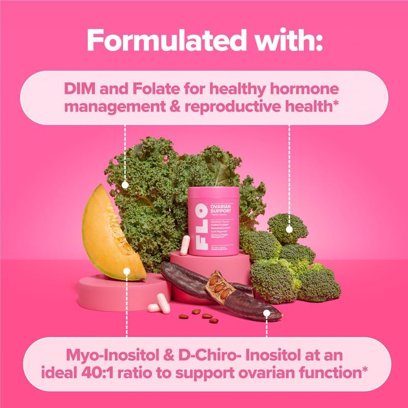 FLO Ovarian for Cycle Regularity – Myo & D-Chiro Inositol – 30-Day Supply