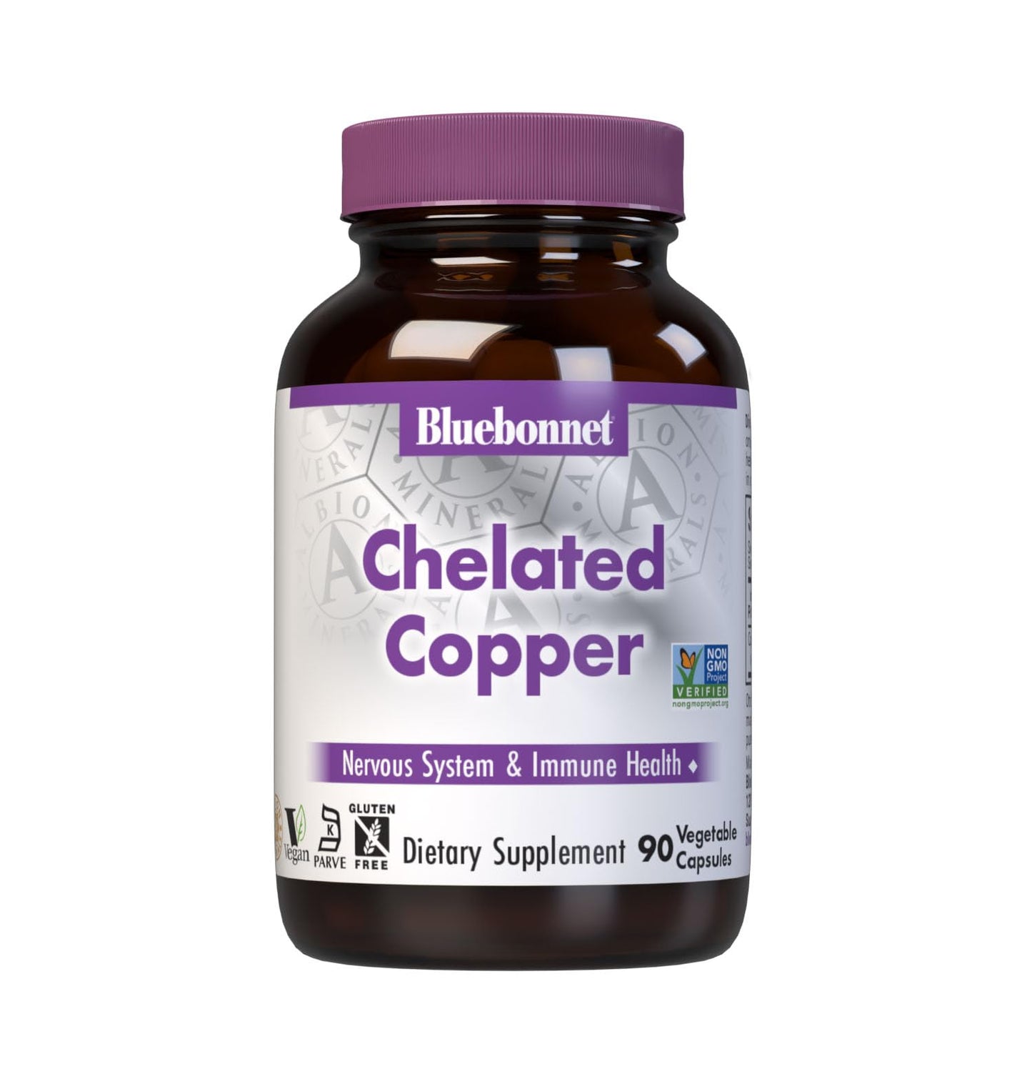 Bluebonnet Nutrition Albion Chelated Magnesium Vegetable Capsule, 200 mg, Stress Relief, Vegan, Non GMO, Gluten Free, Soy Free, Milk Free, Kosher, 120 Vegetable Capsule, 2 Month Supply