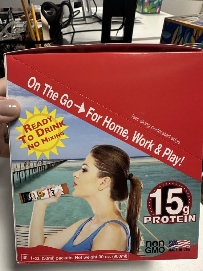 Nutritional Designs LPS Liquid Collagen & Whey Protein Supplement - Non-GMO Drink