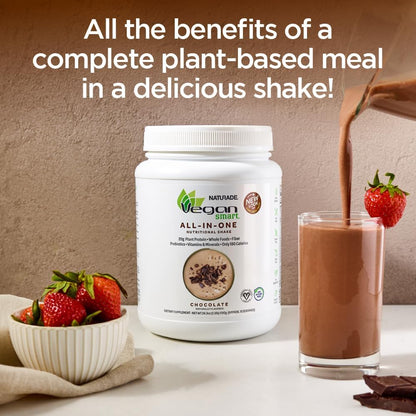 Vegansmart Naturade Plant Based Vegan Protein Powder - All-in-One Nutritional Shake