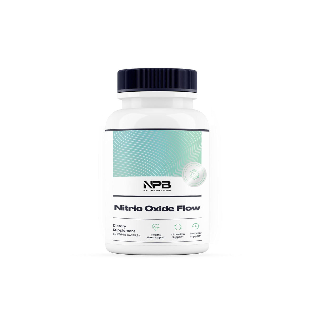 Nature's Pure Blend Nitric Oxide Supplement L-Arginine - Blood Pressure Support Capsule