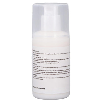 Phyto Estrogen Cream, Menopause Relief, Hormone Support, Sleep Enhancement, Ingredients, 3pcs 100ml