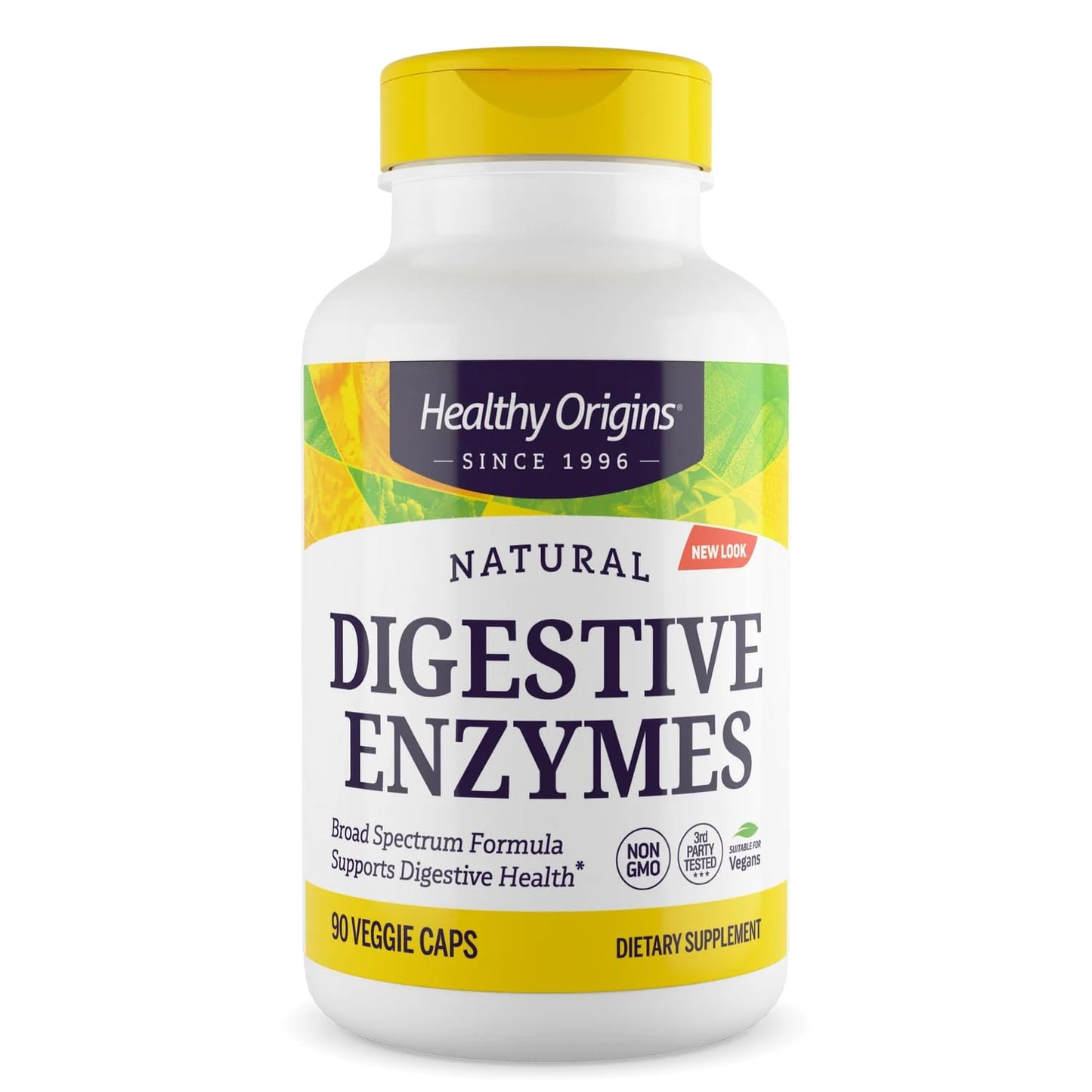Healthy Origins Digestive Enzymes Broad Spectrum, 180 Veggie Caps