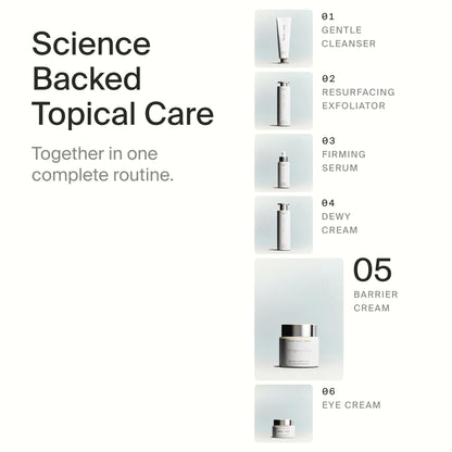 Timeline Mitopure™ Barrier Cream Nourishing Moisturizer With Peptides to Restore Dry Skin & Strengthen Barrier - 1.7 Fl Oz