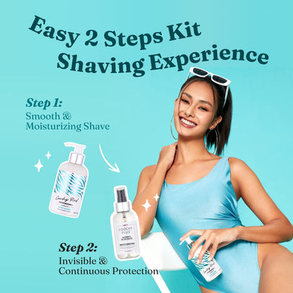 Coochy Plus Intimate Shaving Complete Kit - COCO ALLURE & Organic After Shave Protection