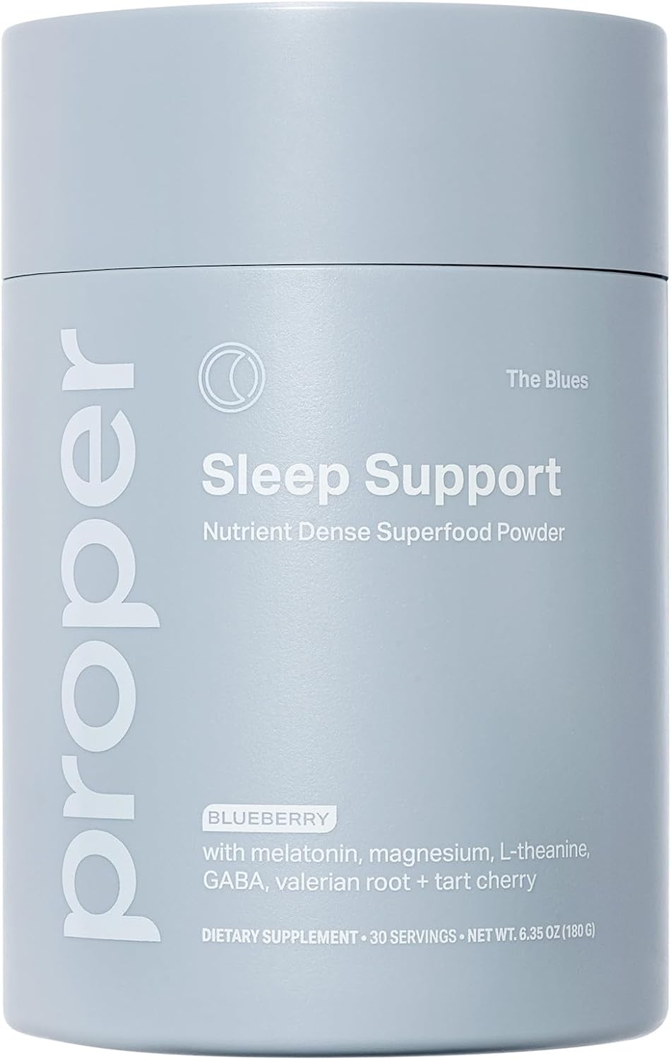 Proper The Blues Sleep Aid - Magnesium Sleep Drink Mix with Melatonin GABA