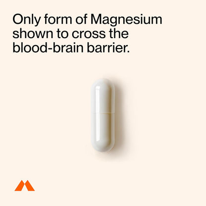 Momentous Magtein Magnesium L-Threonate - Brain & Rest Support Supplement - Boosts Cognitive Function & Sleep Quality - NSF Certified for Sport -145 mg - 30 Servings
