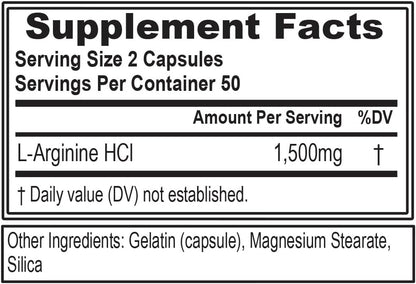 Evlution Nutrition Nitric Oxide Booster L-Arginine Supplement - High Potency Nitric Oxide Supplement with 1500mg of L Arginine HCL for Enhanced Pumps Energy Muscle Growth and Vascularity NO Booster