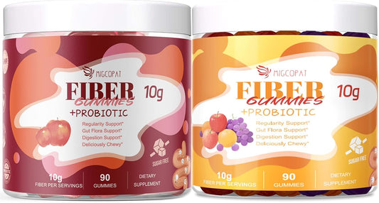 Migcopat (Grape, Apple, Orange) Fiber Gummies+Apple Gummies