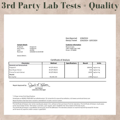 Research Labs Longjack Tongkat Ali Extract Capsules - Highly Concentrated Potent Extract | Strength, Drive, Performance & Muscle Mass