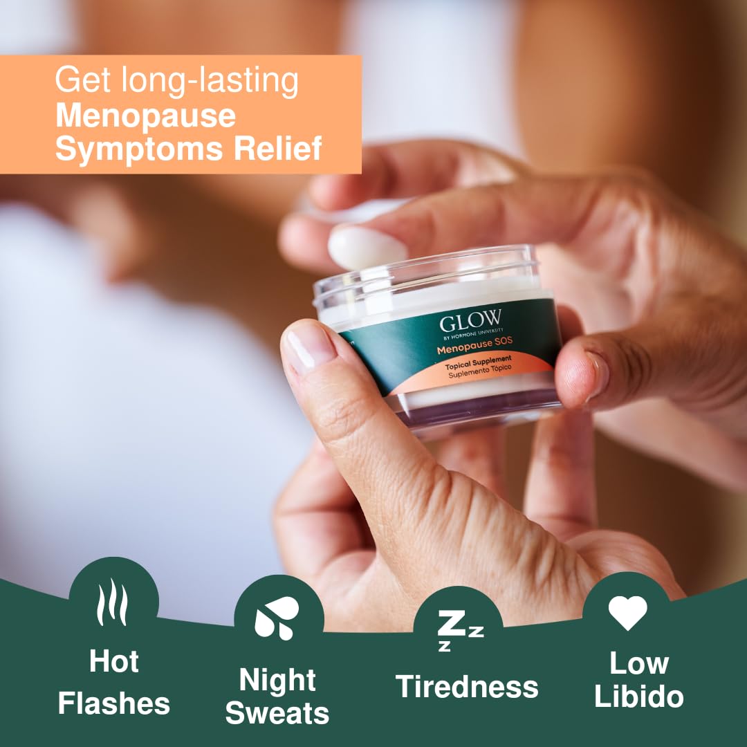 Glow Botanica | Real Wild Yam Cream for Perimenopause & Menopause Relief - Hormone-Free & Endocrine