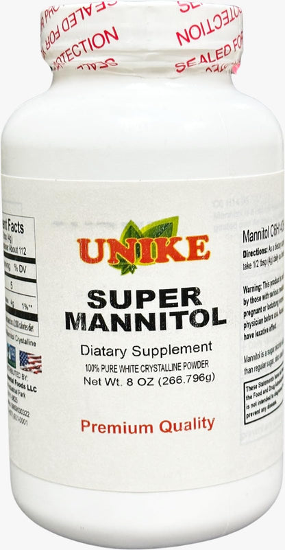 Unike Nutra Mannitol Powder - Mannitol Sweetener, Sugar Substitute, Mannitol Supplement, Natural & Gluten Free, 4g per Servings, Premium Mannitol Powder, 1kg (2.2 lbs) (Pack of 1)