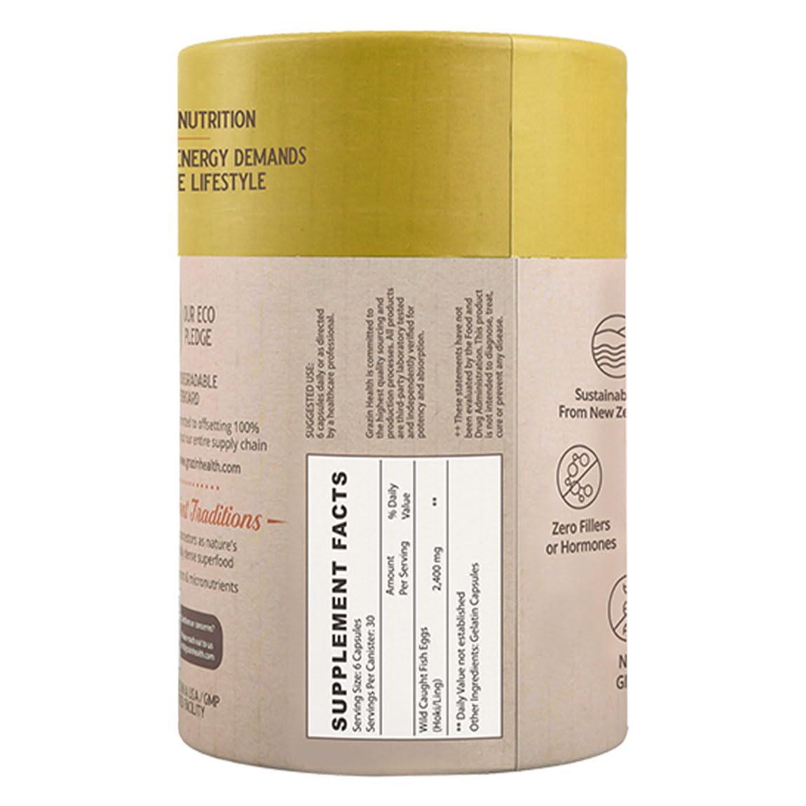 Bovine Organ Complex 3000mg per Serving (30 Servings) | Pancreas, Liver, Spleen, Kidney, Heart (600 Mg per Organ per Capsule) Grass Fed