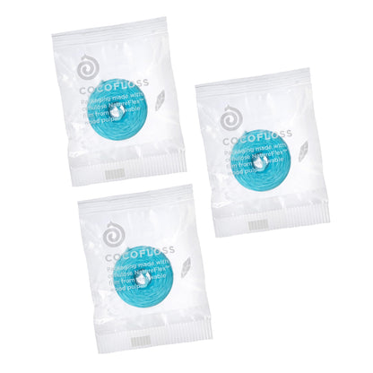 Cocofloss Expanding Woven Dental Floss by COCOLAB, Mint Scent, 1-Pack