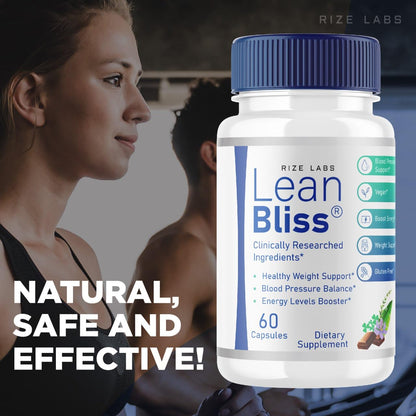(3 Pack) Lean Bliss Weight Loss Pills, Lean Bliss Fat Burning Formula, LeanBliss Advanced