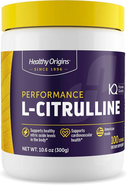 Healthy Origins L-Citrulline Powder, 2,000 mg per Serving, 300g