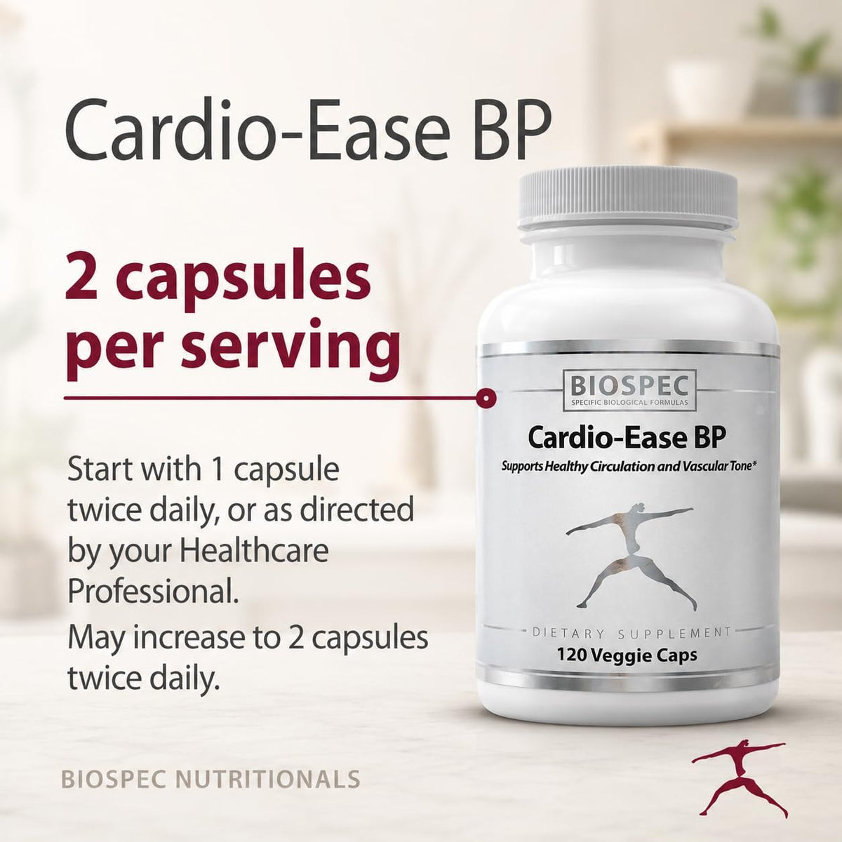 BIOSPEC NUTRITIONALS Cardio-Ease BP Support Circulation and Cardiovascular System*