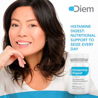 Omne Diem Histamine Digest DAO 30,000 HDU - 60 Caps - Histamine Neutralizing