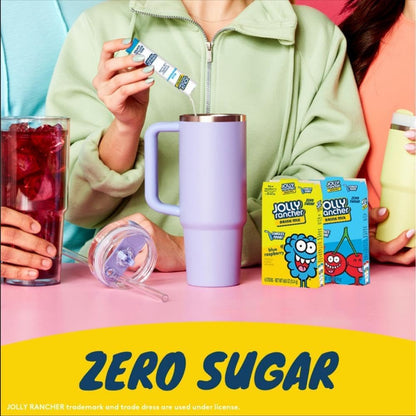 Jolly Rancher Blue Raspberry Singles To Go Drink Mix - 0.65 oz, Pack of 4