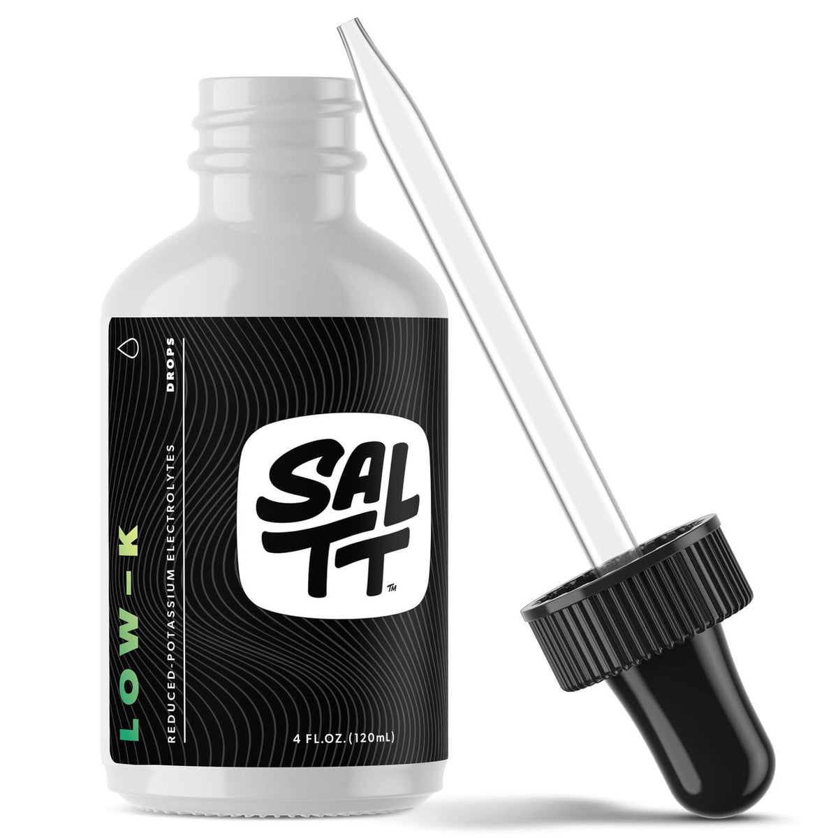 SALTT Low-K Fasting Low Potassium Electrolyte Drops, Unflavored, 8.3 oz