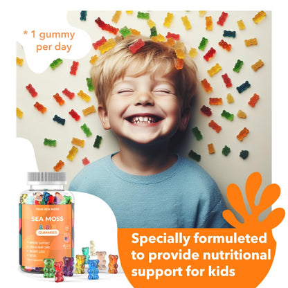 Sea Moss Gummies for Adults & Kids – Contains Irish Sea Moss + Burdock Root