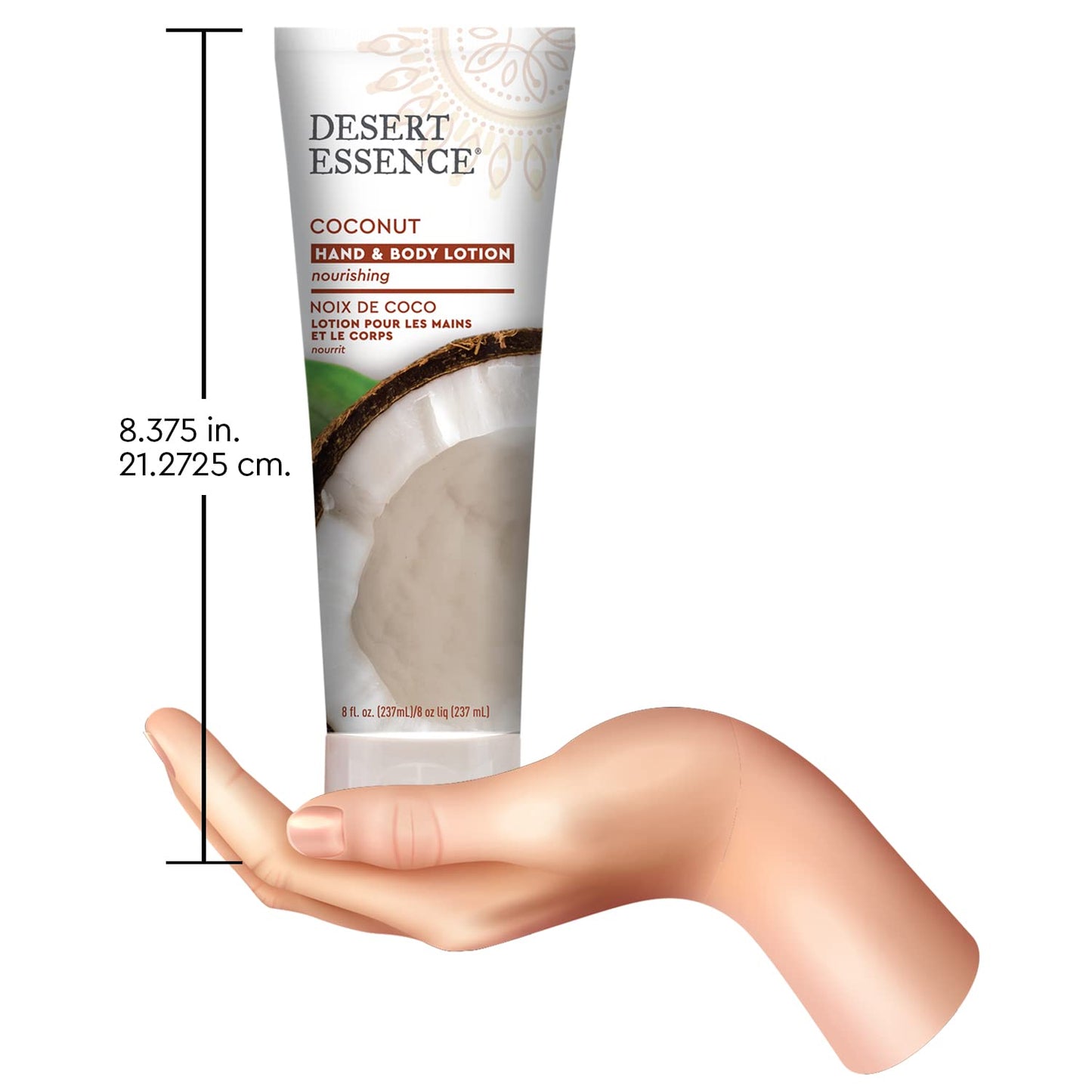 Desert Essence Organic Coconut Hand and Body Lotion 8 fl. oz.