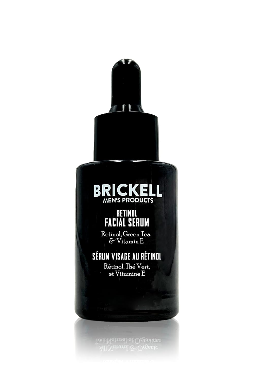 Brickell Men's Retinol Skin Care Serum Treatment For Firming Face Lines & Eye Wrinkles, Deep Hydrating Facial Serum For Anti-Aging, With Retinol, Aloe, and Vitamin E, Fragrance Free, 1 Ounce