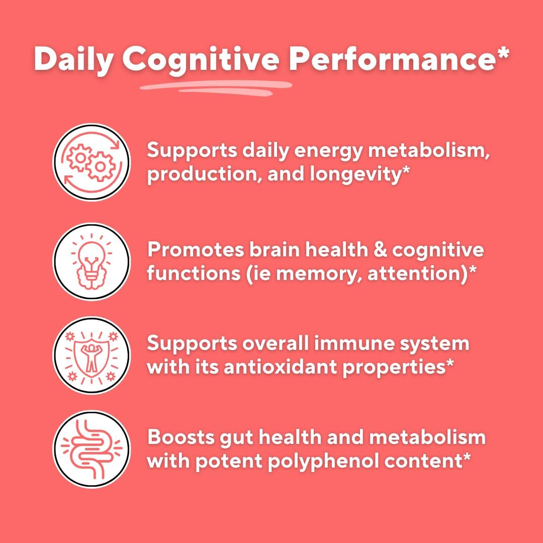 Vitacoffee Caffeine Pills - Coffee Fruit, Vitamin C, Vitamin D, Zinc Gluconate - Energy, Memory, Focus, Antioxidant, Skin Support - 60 Veggie Capsules - Non-GMO, Gluten-Free, Vegan Supplement